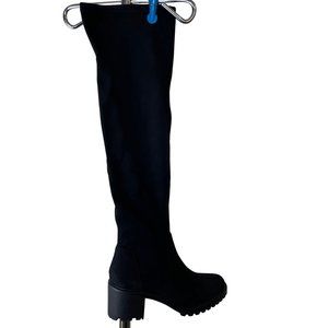 XOXO Women's Ranielle Over-The-Knee Stretch Boots Black Size 8M NWOT
